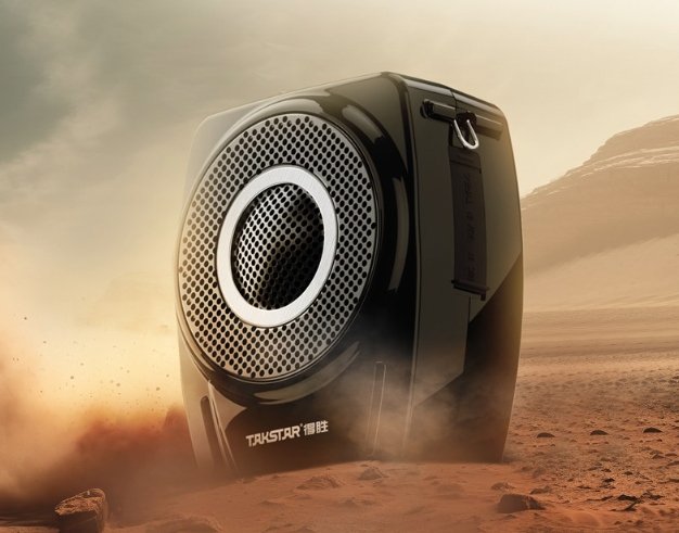 Loa trợ giảng cao cấp Takstar E8W màu đen chính hãng sử dụng mic không dây