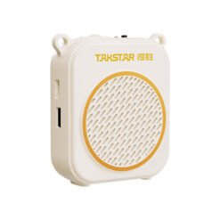 Loa trợ giảng có dây Takstar E140 màu vàng chụp nghiêng