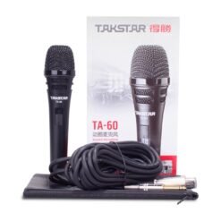 Micro có dây cầm tay cao cấp chính hãng Takstar TA-60 hát karaoke, biểu diễ sân khấu